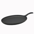 Oval Cast Iron Steak Plate/Fajita Set/Sizzling Pan